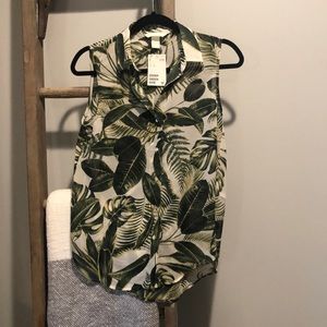 H&M Button Up Tank